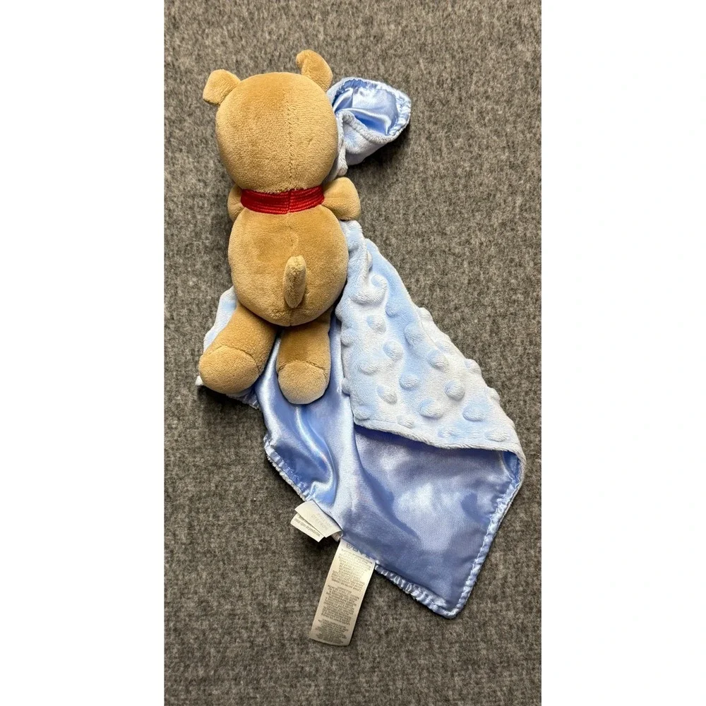 Child of Mine by Carters Puppy Dog I Love Mommy Blue Minky Dot Security Blanket